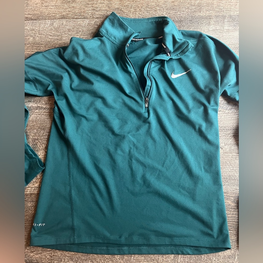 COPY - Nike Teal Dri-FIT Quarter-Zip Pullover